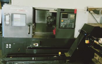 शॉर्ट बारफीडर सहित DOOSAN Puma 2100LM CNC लेथ